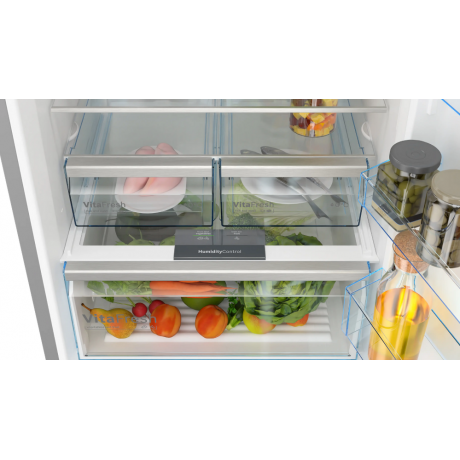 BOSCH KGN56XIER Ελεύθερος Ψυγειοκαταψύκτης 193x70cm Brushed steel anti-fingerprint